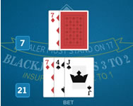 Blackjack 21 HTML5 kártya ingyen játék