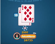Social blackjack kártya HTML5 játék